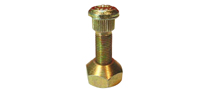 mf tractor steel hub bolt with nut manufacturer from india