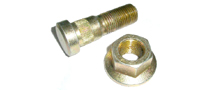 mf tractor steel hub bolt with round head supplier from india